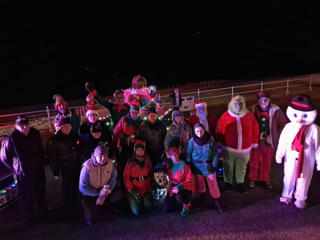 Christmas cavalcade group by Jeff Penfold