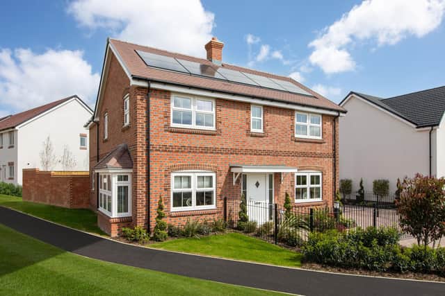 A street scene at Bellway’s Langmead Place in Angmering. Bellway has achieved 5-star homebuilder status for the tenth year in a row.