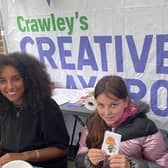 Crawley art project encourages people to join its free Friday sessions over the summer. Picture: Creative Playground