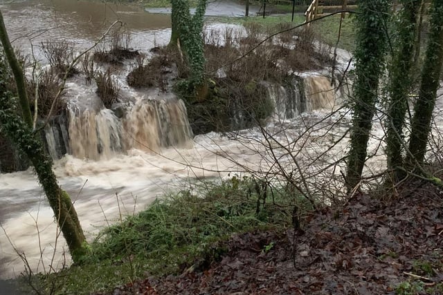 Flooding in Ashwood Park, Buxton