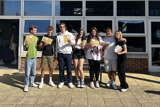 Celebrations are in order at Sir Robert Woodard Academy after sixth form students received their A-Level results