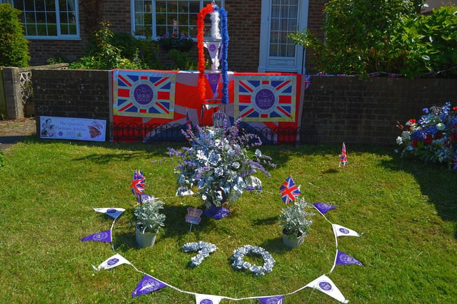 Jubilee displays at Pevensey and Westham. Pictures by Dan Jessup