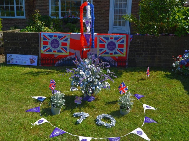 Jubilee displays at Pevensey and Westham. Pictures by Dan Jessup