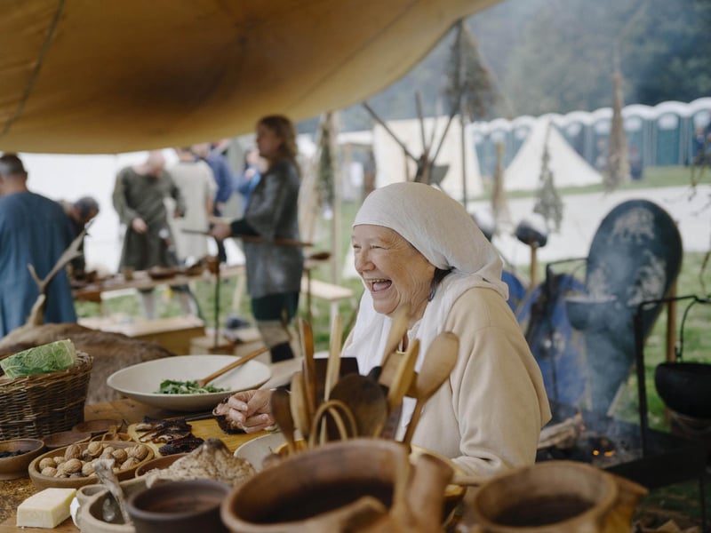 Battle of Hastings reenactment at Battle Abbey 2025. Pic supplied by Tom Arber/English Heritage.