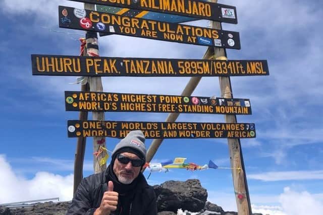 Will Ward at Mount Kilimanjaro
