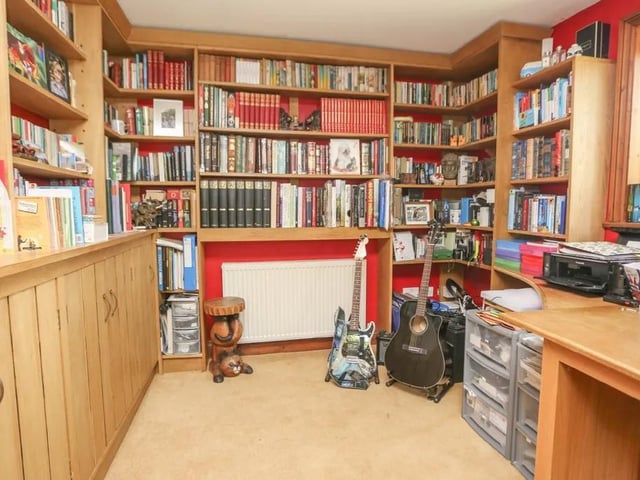 This five bed converted barn in Anmore Road, Denmead is on the market for £1.4m. It is listed on Zoopla by White & Guard Estate Agents.