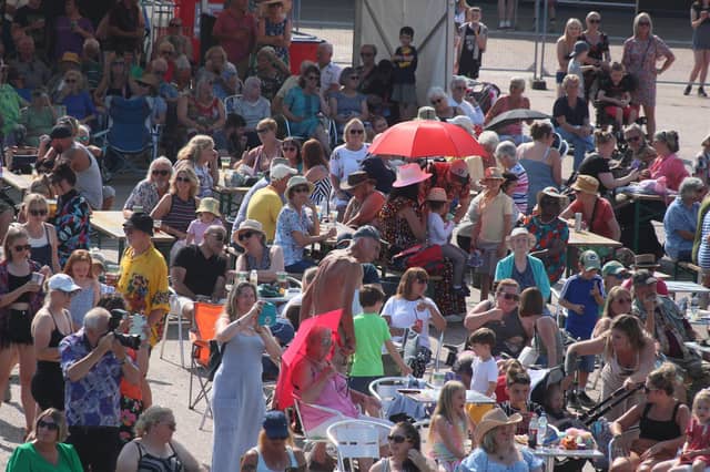Hastings Old Town Carnival Week 2024, photo Roberts Photographic: Opening Ceremony and the RNLI concert to celebrate the 200th anniversary of the Royal National Lifeboat Institution - 1824 to 2024.