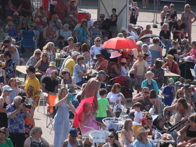 Hastings Old Town Carnival Week 2024, photo Roberts Photographic: Opening Ceremony and the RNLI concert to celebrate the 200th anniversary of the Royal National Lifeboat Institution - 1824 to 2024.
