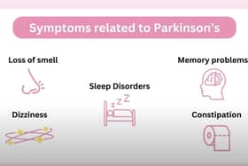 Parkinson's disease symptoms shared by lottie.org