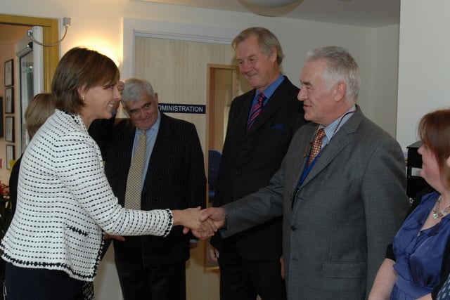 The Duchess of Norfolk meeting Shaw Healthcare executives