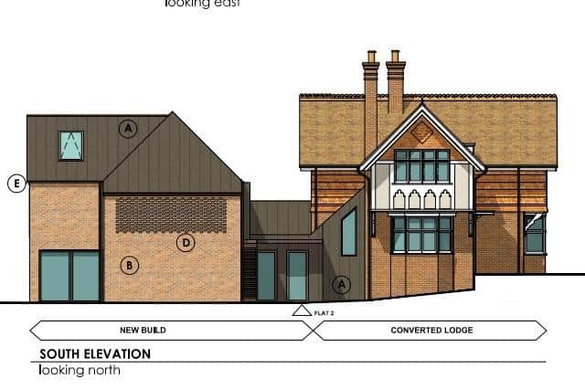 Plans for Cemetery Lodge