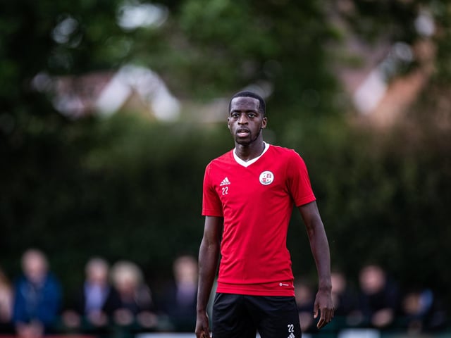 Action from the pre-season friendly between Three Bridges and Crawley Town. Crawley Town won 2-1 thanks to two goals from Danilo Orsi. Picture: Eva Gilbert