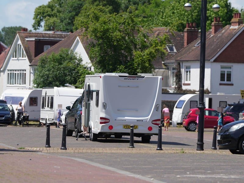 Travellers back at Cattle Market Car ParkChichester - 17/6/24