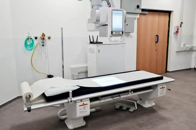 The new X-ray room at the Princess Royal Hospital in Haywards Heath