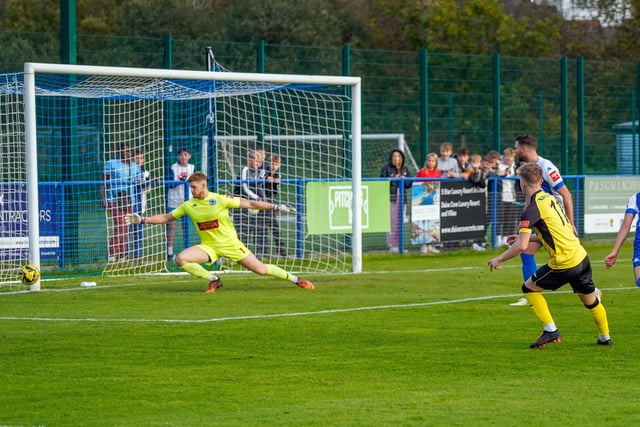 Match action from Saturday's drawn West Sussex derby between Haywards Heath Town and Chichester City in the Isthmian South East