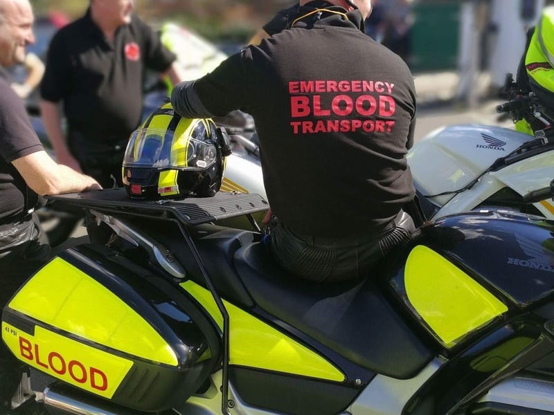 SERV Sussex is urgently raising funds to repair a blood bike recently damaged in a 'hit and run' collision in Southwick