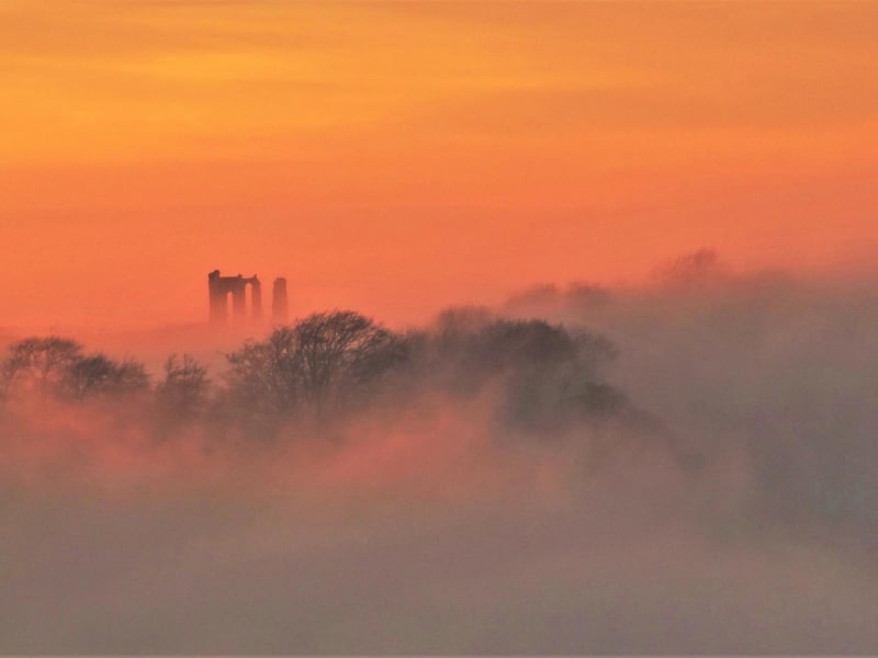 Autumn Mists around the Vandalian Tower by Mark Jones  - highly commended submission.