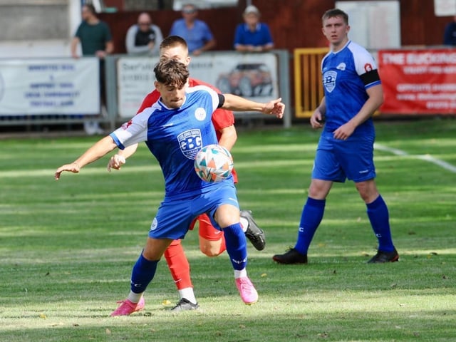 Action from Shoreham v Pagham in the SCFL premier division
