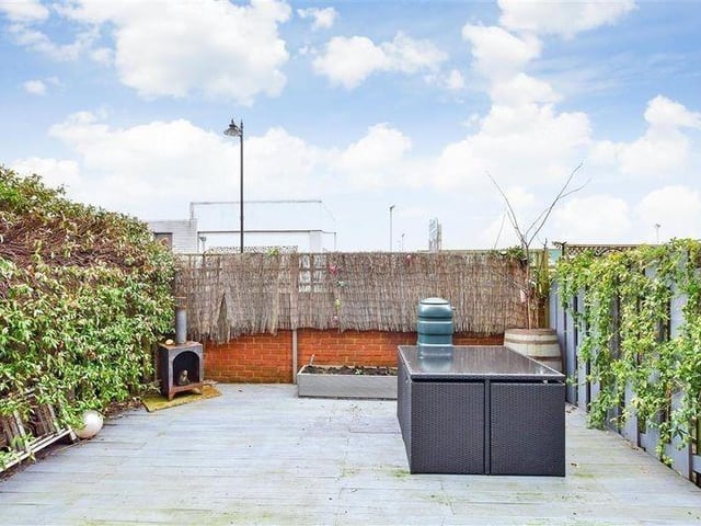 There are gardens to the front and rear