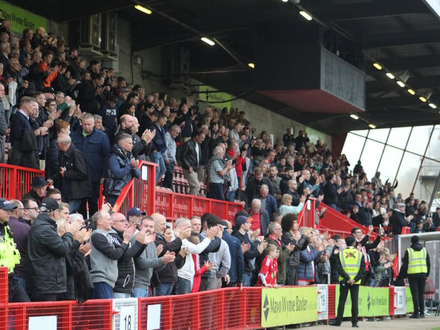 Crawley Town v Mansfield Town in October