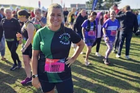 Hastings Runners' Lindsey Jones, who got a PB at the Great South Run | Contributed picture