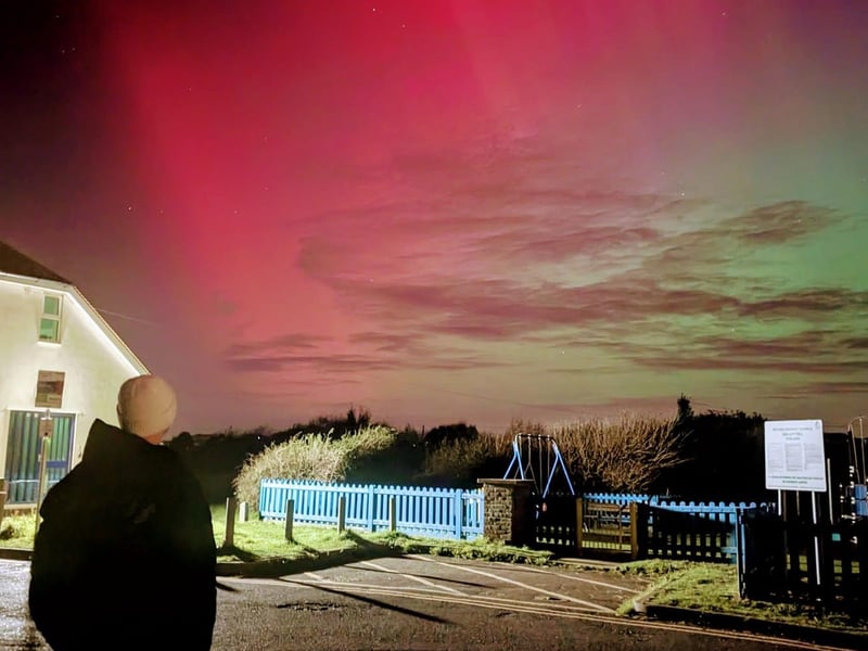 The Northern Lights captured in Hastings. Picture: Victoria Retmanski