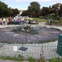 Sight Support Worthing's sunken sensory garden in Steyne Gardens, Worthing, was officially opened on August 1, 2023, after a transformation that was partly funded by a grant from the Rampion Community Benefit Fund. Picture by Elaine Hammond / Sussex World