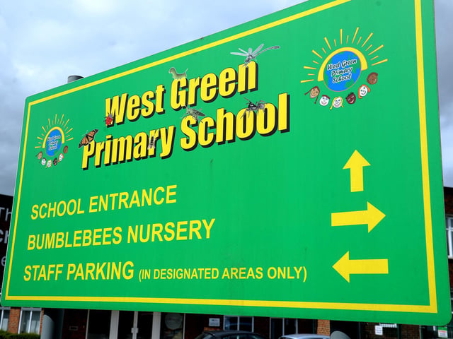 At West Green Primary School, 76% of parents who made it their first choice were offered a place for their child. A total of nine applicants had the school as their first choice but did not get in.