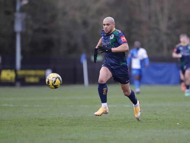Horsham FC in action at Hornchurch in the Isthmian premier division