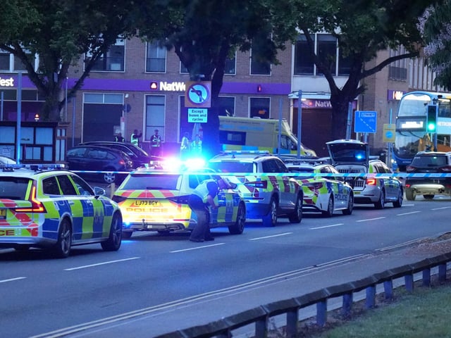 Police said there was a serious collision in The Boulevard, Crawley at about 8.22pm on Thursday, June 4