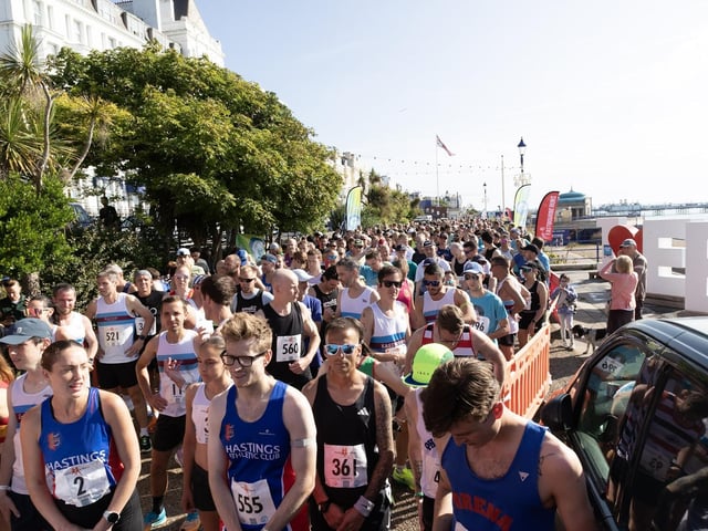 The seventh annual Eastbourne 10k took place in glorious sunshine