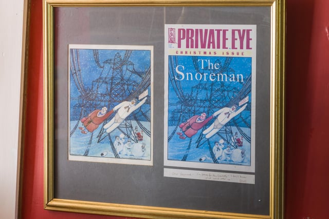 The new exhibition presents 30 items from Raymond Briggs' estate. Photo: Tom Benjamin