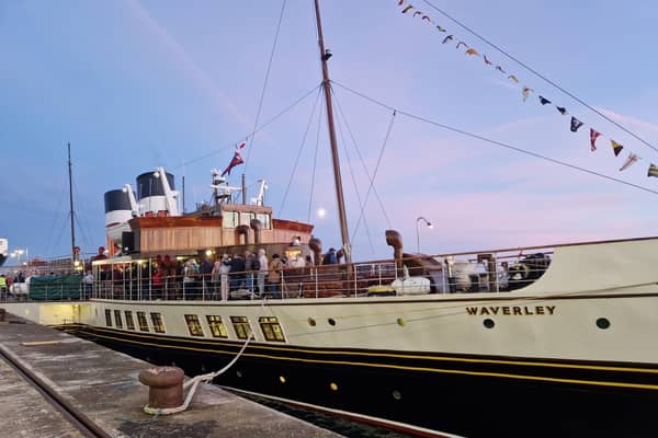 The paddle steamer Waverley sets sail from Shoreham, bound for the Isle of Wight, on September 13, 2024
