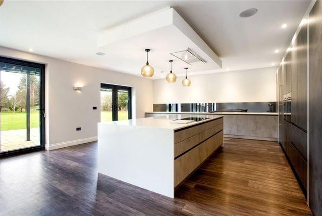 The modern, beautifully fitted kitchen