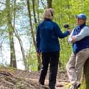 Eka Morgan interviews Clare Balding for a podcast