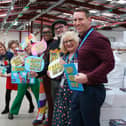 Gardners Books, the leading wholesaler of books based in Eastbourne, hosted several World Book Day £1 authors as it prepared to dispatch over two million World Book Day books. Picture: MHP Group