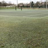 Courts that need resurfacing 