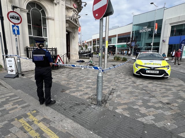 Man hospitalised with ‘serious injuries’ following knife incident in Eastbourne town centre