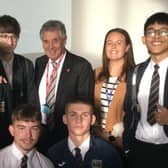 David Dein MBE inspires Crawley secondary school students with powerful assembly