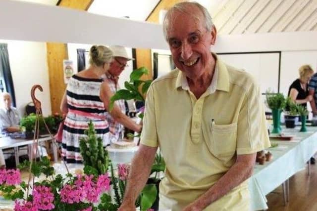 Best geranium was won by John Smith