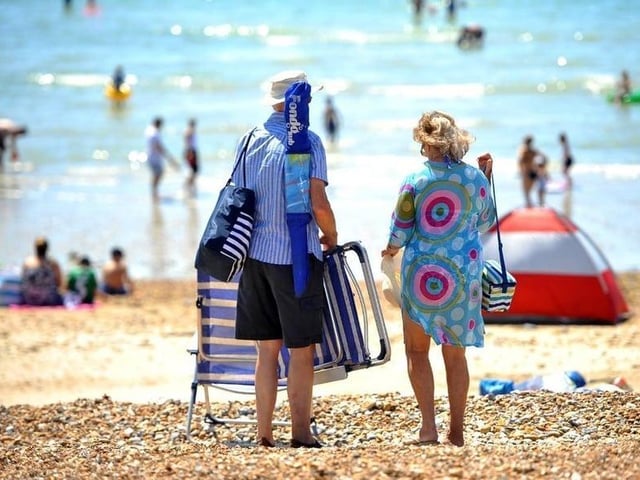 Dogs are allowed on this beach year-round, making it a fabulous spot for seaside dog walks in West Sussex. But be aware, dogs are not allowed between the boat ramps between May and September. Picture: Steve Robards