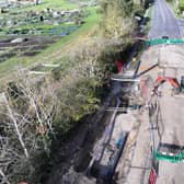 A280 Long Furlong closure: Photos show excavation works following burst pipe