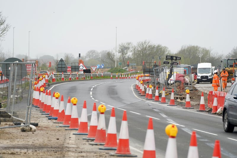 The A27 is being closed for three full weekends to allow work on a new roundabout at New monks Farm in Lancing to be completed. This is how the work is progressing so far.