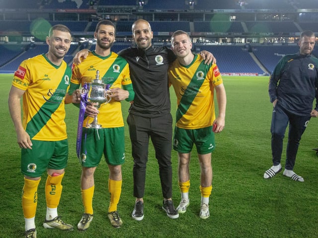 Horsham FC are champions of Sussex again after their last-gasp Sussex Transport Senior Cup final win over Littlehampton Town.