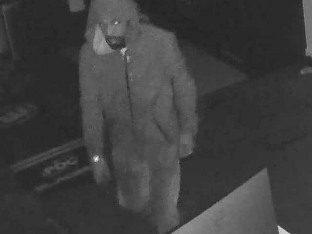 The man police would 'wish to speak with' in connection with a business burglary at Dittons Road, Polegate on Monday, September 7.