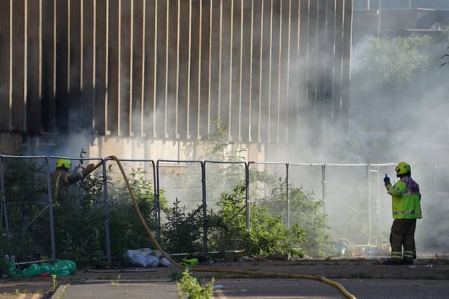 East Sussex Fire & Rescue Service were called to a fire at a disused multi-storey car park in Eastbourne, a spokesperson has confirmed.