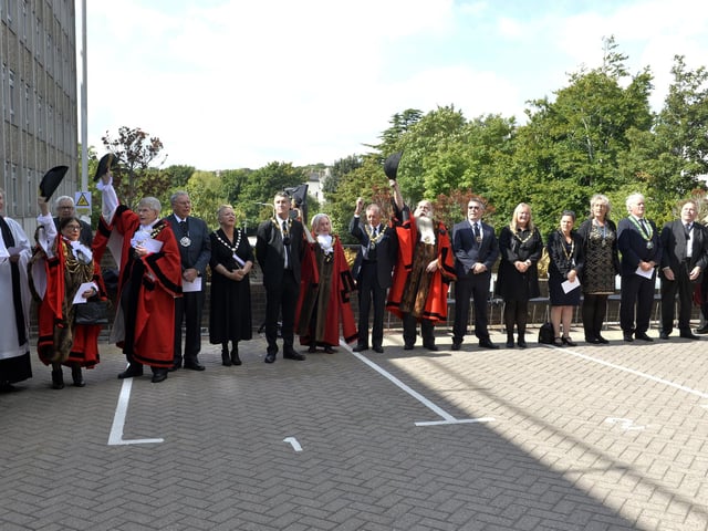 County Proclamation of the new King at County Hall, Lewes (Photo by Jon Rigby)