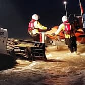 Eastbourne RNLI were called to assist an injured member of the emergency services on Monday, April 24.
