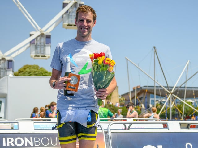 Podium pictures from the Eastbourne Triathlon Festival 2023