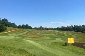 The Cowdray course on the June day it was too hot for golf